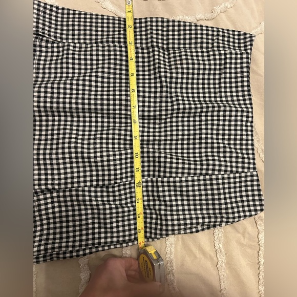 Love on a Hanger Black and White Gingham A-Line Skirt - Picture 6 of 6